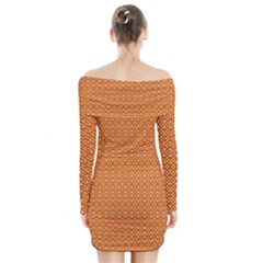 Long Sleeve Off Shoulder Dress 