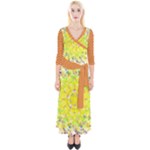 New Sundays (2) Mandala Top Quarter Sleeve Wrap Maxi Dress