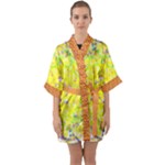 New Sundays (2) Mandala Top Half Sleeve Satin Kimono 
