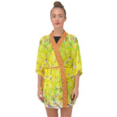 Half Sleeve Chiffon Kimono 