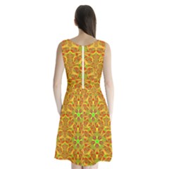 Sleeveless Waist Tie Chiffon Dress 