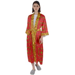 Maxi Satin Kimono 