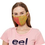 Mocha Morning (3) Bouquet Crease Cloth Face Mask (Adult)