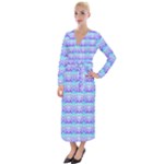 Hearting (2) Velvet Maxi Wrap Dress