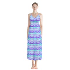 Button Up Chiffon Maxi Dress 