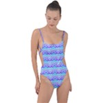 Hearting (2) Tie Strap One Piece Swimsuit