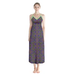 Button Up Chiffon Maxi Dress 