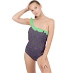 Flower Girl Cii (2) Frilly One Shoulder Swimsuit