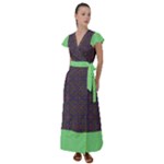 Flower Girl Cii (2) Flutter Sleeve Maxi Dress