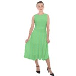Cii (2) Flower Girl Midi Tie-Back Chiffon Dress
