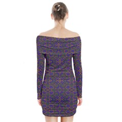 Long Sleeve Off Shoulder Dress 