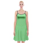 Cii (2) Flower Girl Spaghetti Strap Velvet Dress