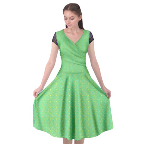 Cii (2) Flower Girl Cap Sleeve Wrap Front Dress from ArtsNow.com