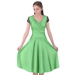 Cii (2) Flower Girl Cap Sleeve Wrap Front Dress