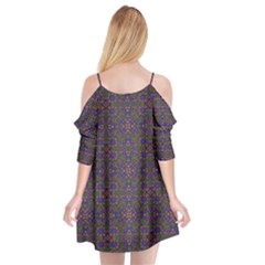 Cutout Spaghetti Strap Chiffon Dress 