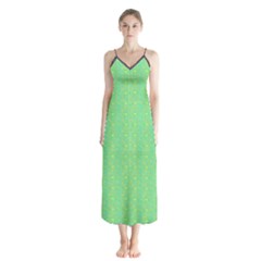 Button Up Chiffon Maxi Dress 