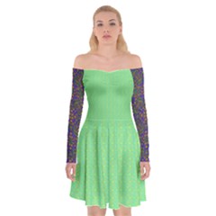Off Shoulder Skater Dress 