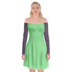 Cii (2) Flower Girl Off Shoulder Skater Dress