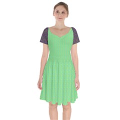 Short Sleeve Bardot Dress 