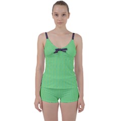 Tie Front Two Piece Tankini 