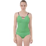 Cii (2) Flower Girl Cut Out Top Tankini Set