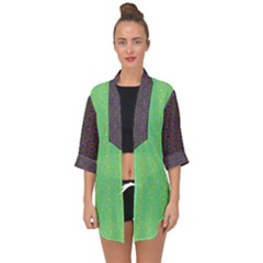 Open Front Chiffon Kimono 