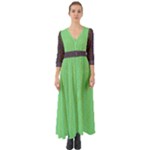 Cii (2) Flower Girl Button Up Boho Maxi Dress