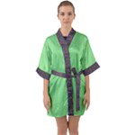 Cii (2) Flower Girl Half Sleeve Satin Kimono 