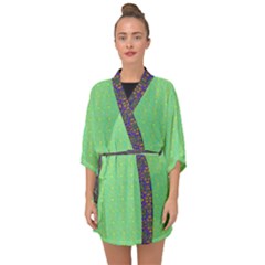 Half Sleeve Chiffon Kimono 