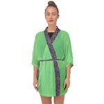 Cii (2) Flower Girl Half Sleeve Chiffon Kimono
