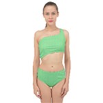 Cii (2) Flower Girl Spliced Up Two Piece Swimsuit