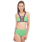 Cii (2) Flower Girl Cage Up Bikini Set