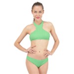 Cii (2) Flower Girl High Neck Bikini Set