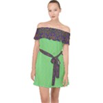 Cii (2) Flower Girl Off Shoulder Chiffon Dress