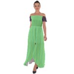 Cii (2) Flower Girl Off Shoulder Open Front Chiffon Dress