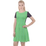 Cii (2) Flower Girl Cap Sleeve Velour Dress 