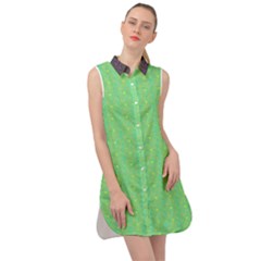Sleeveless Shirt Dress 