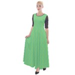Cii (2) Flower Girl Half Sleeves Maxi Dress