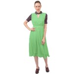 Cii (2) Flower Girl Keyhole Neckline Chiffon Dress