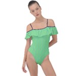 Cii (2) Flower Girl Frill Detail One Piece Swimsuit