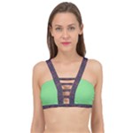 Cii (2) Flower Girl Cage Up Bikini Top