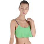 Cii (2) Flower Girl Layered Top Bikini Top 