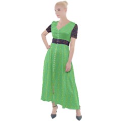 Button Up Short Sleeve Maxi Dress 