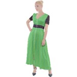 Cii (2) Flower Girl Button Up Short Sleeve Maxi Dress