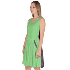 Knee Length Skater Dress With Pockets 