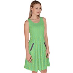 Knee Length Skater Dress With Pockets 