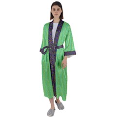 Maxi Satin Kimono 