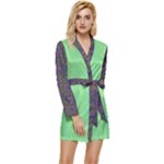Cii (2) Flower Girl Long Sleeve Satin Robe