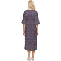 Double Cuff Midi Dress 