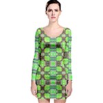 Nowwhat (2) Long Sleeve Bodycon Dress